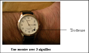 Les durées avec une montre cours de mathématiques