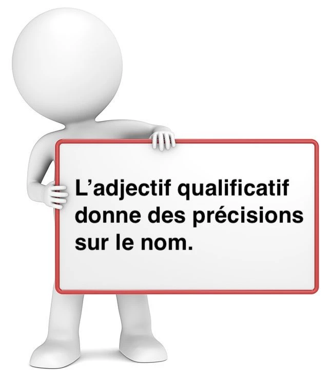 L' adjectif qualificatif cours de français