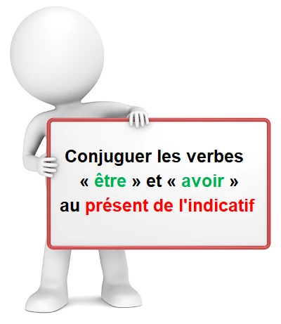 Les verbes être et avoir au présent de l'indicatif cours de français