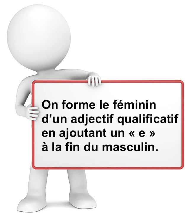 Le féminin des adjectifs qualificatifs cours de français