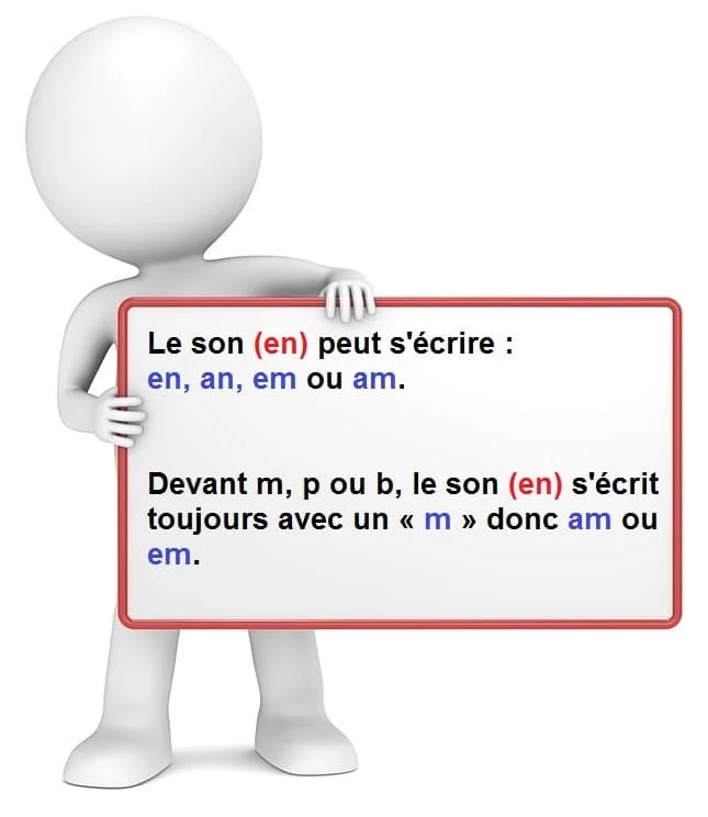 Le son /en/ cours de français