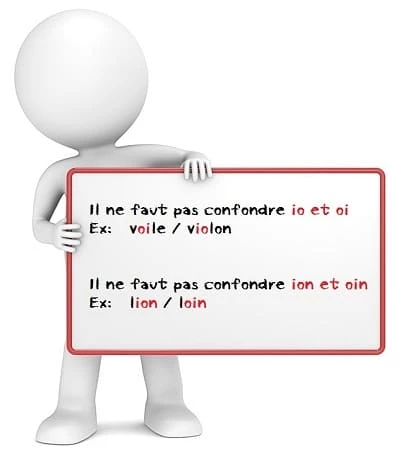 io / oi et ion / oin cours de français