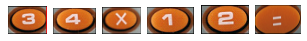 Séquence de touches pour calculer 34 x 12