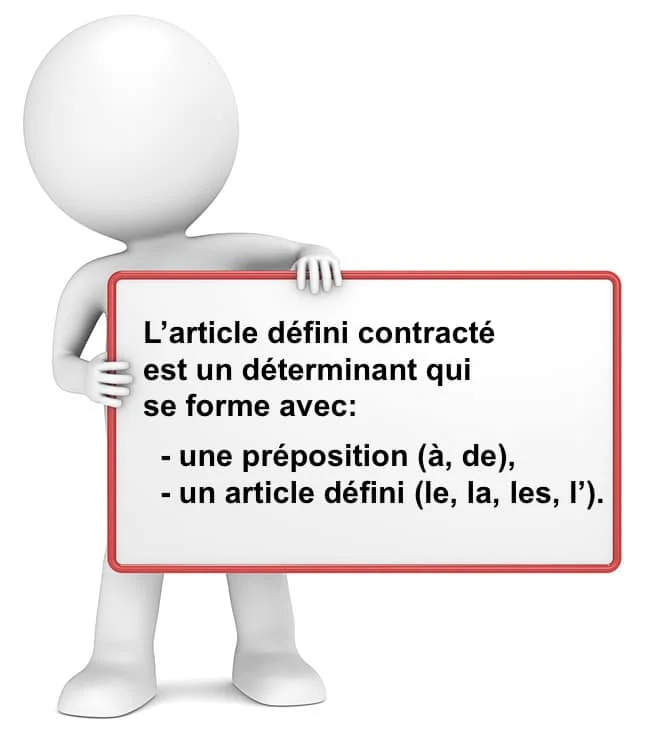 Les articles définis contractés cours de français