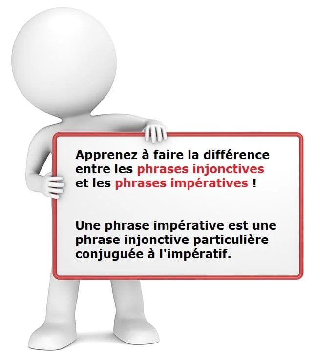 Phrase impérative ou phrase injonctive cours de français