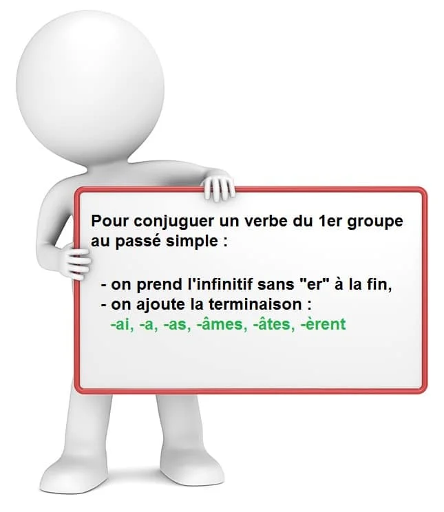 Le passé simple des verbes du premier groupe cours de français