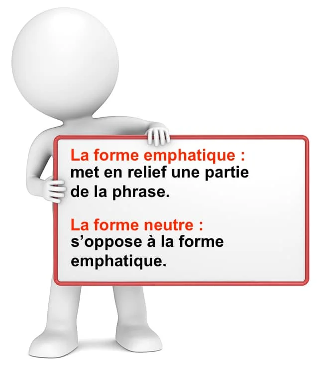 La forme emphatique et la forme neutre cours de français