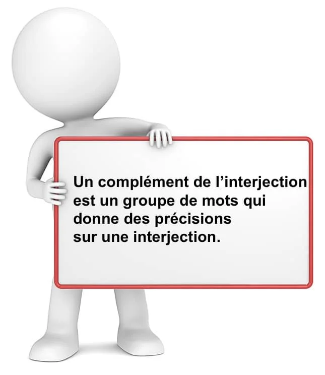 Le complément de l'interjection cours de français
