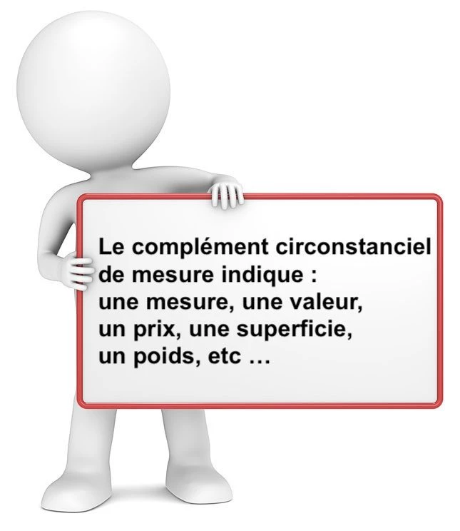 Le complément circonstanciel de mesure cours de français