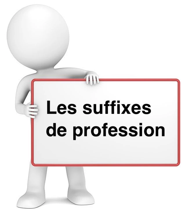 Les suffixes de profession cours de français