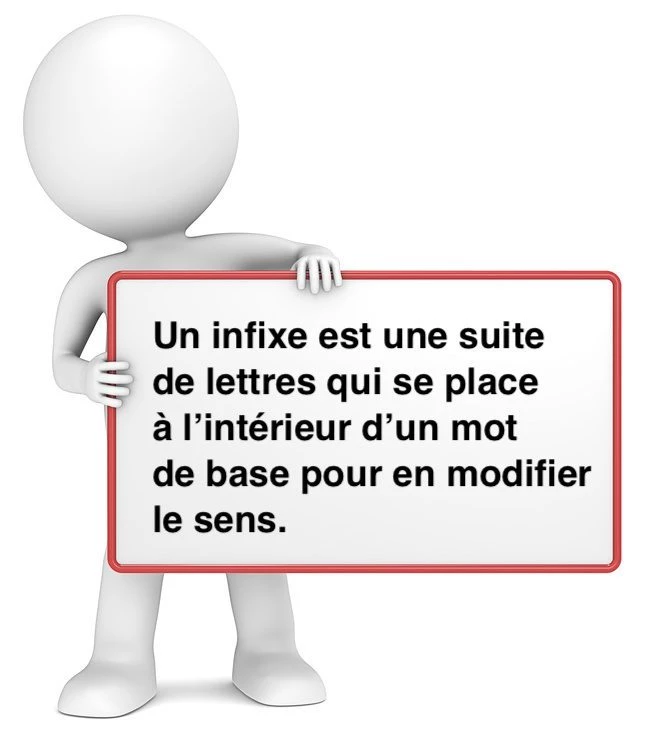 L'infixe cours de français
