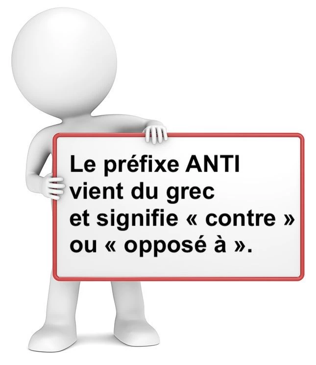 Le préfixe ANTI cours de français