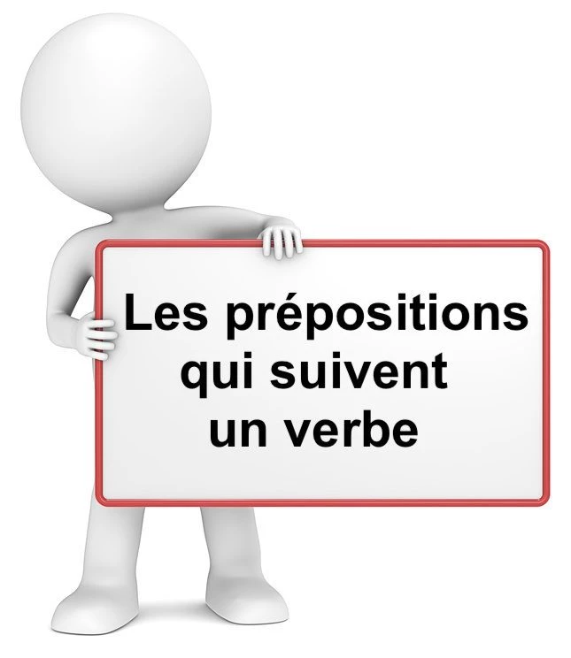 Les prépositions qui suivent un verbe cours de français