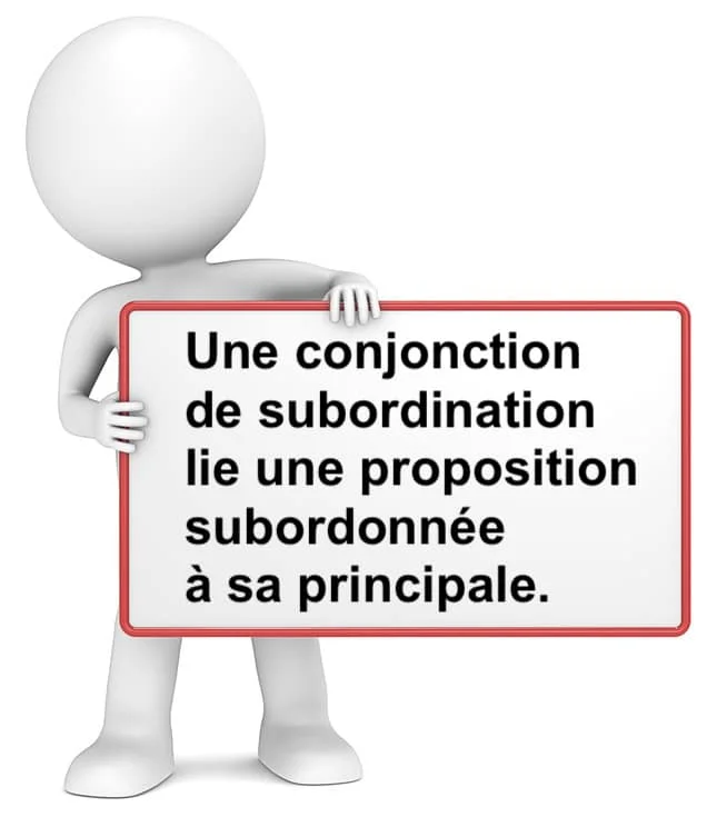 La conjonction de subordination cours de français
