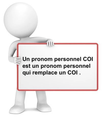 Le pronom personnel COI cours de français