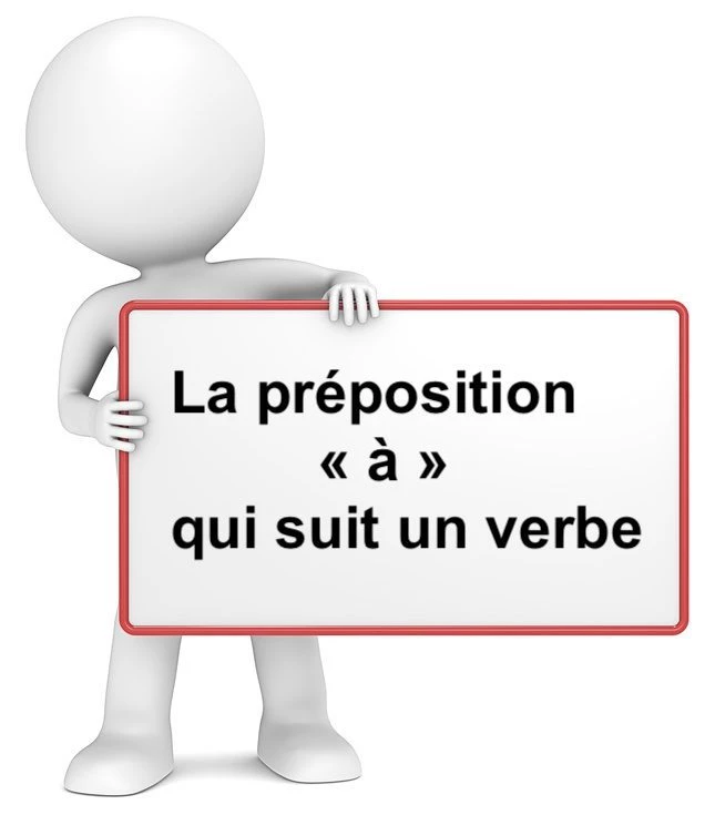 La préposition À qui suit un verbe cours de français