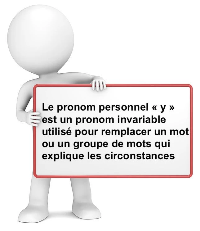Le pronom personnel Y cours de français