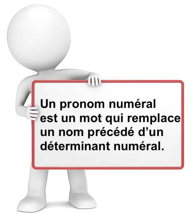 Le pronom numéral cours de français