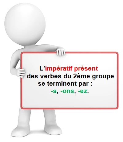 L'impératif présent des verbes du deuxième groupe cours de français