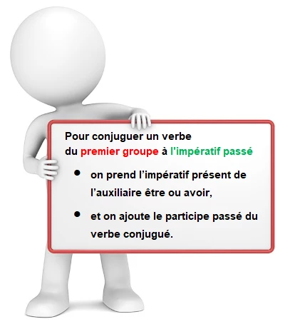 Verbes du 1er groupe à l'impératif passé cours de français
