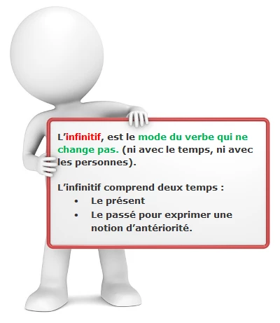 Le mode infinitif cours de français