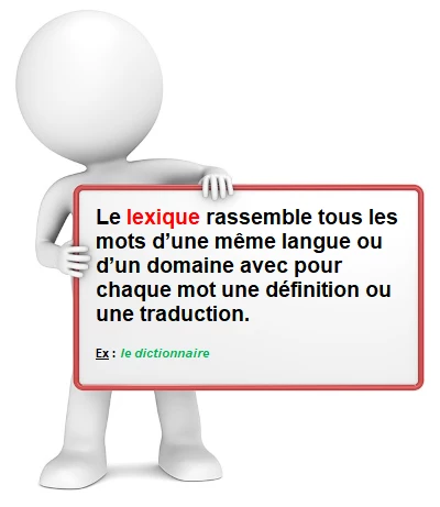 Les lexiques cours de français