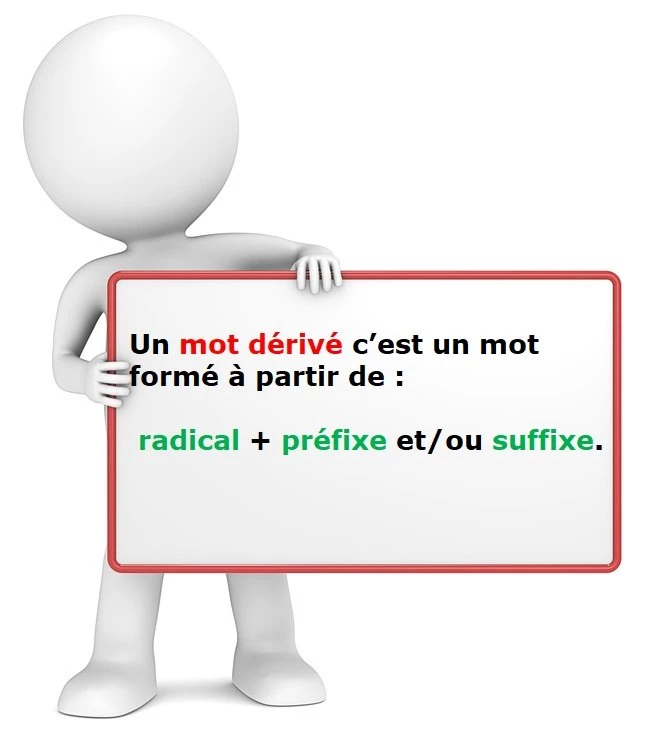 Comment faire une dérivation de mot cours de français