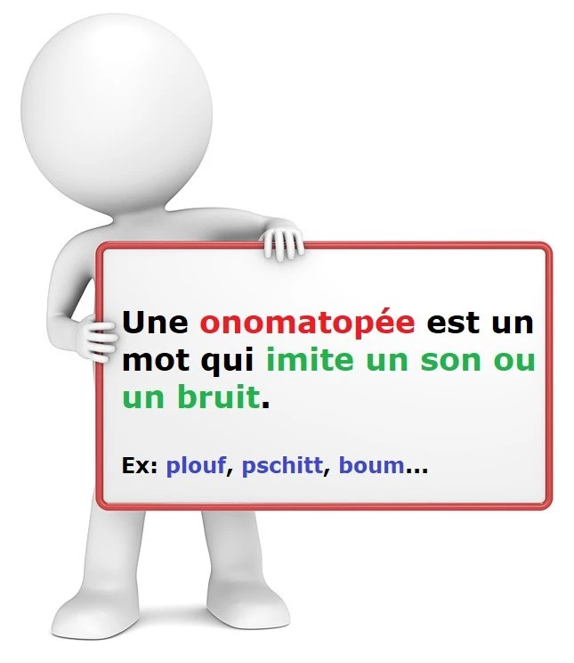 Onomatopée cours de français